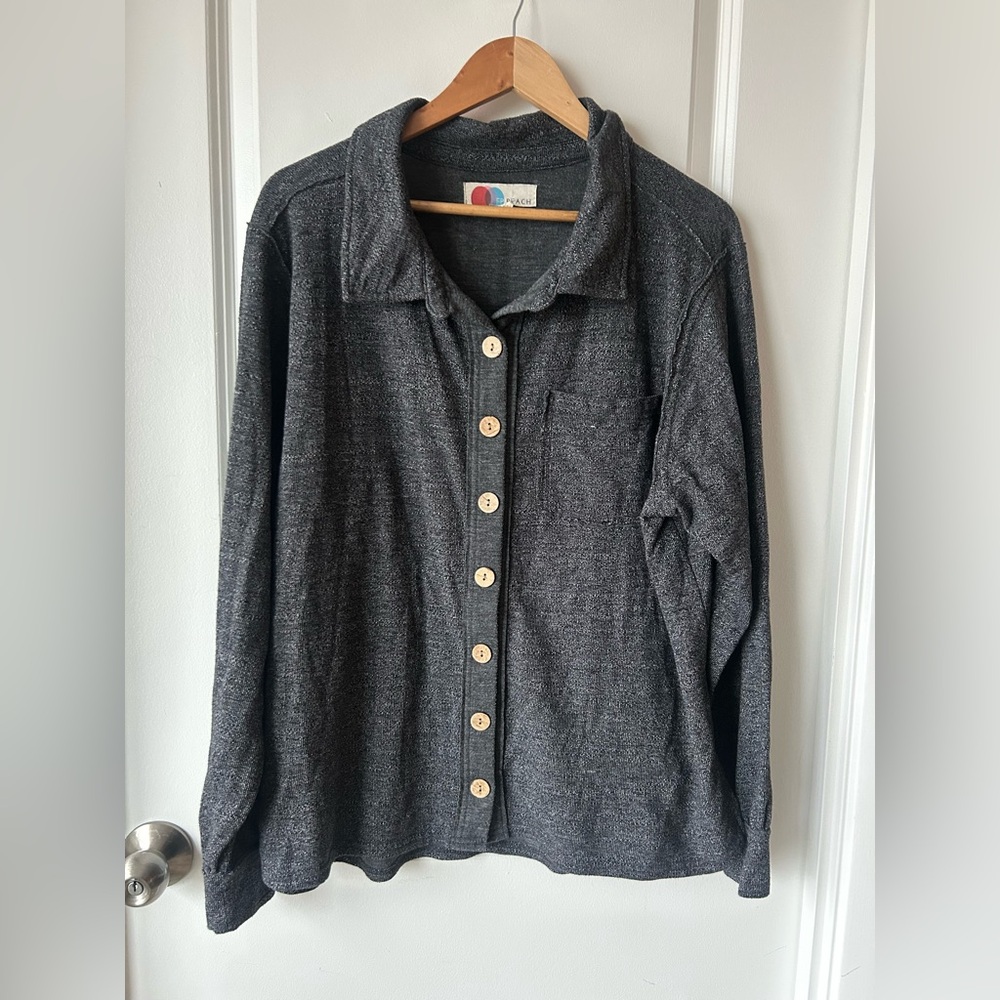 Free People Beach Button Down Sz M